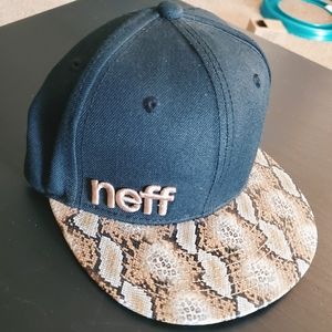 Neff Black Snakeskin Snapback